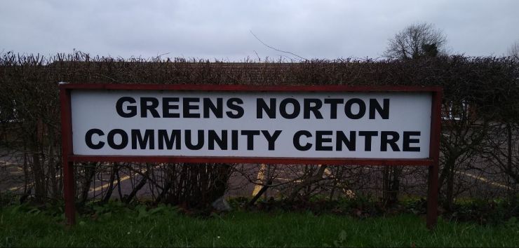 Green Norton Community Centre Sign Green Norton Community Centre Sign